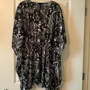 Black and White Blouse